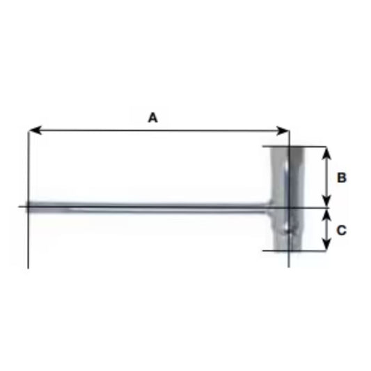 Llave de bujía combinada 16 x 13 mm