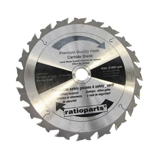 Disco desbrozadora widia Ratioparts antirrebote 255x3x25,4 mm